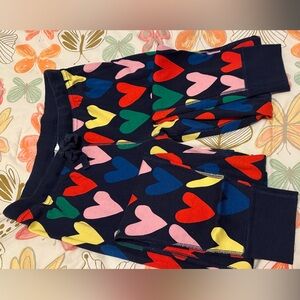 Hanna Anderson pajama pants valentines edition SMALL